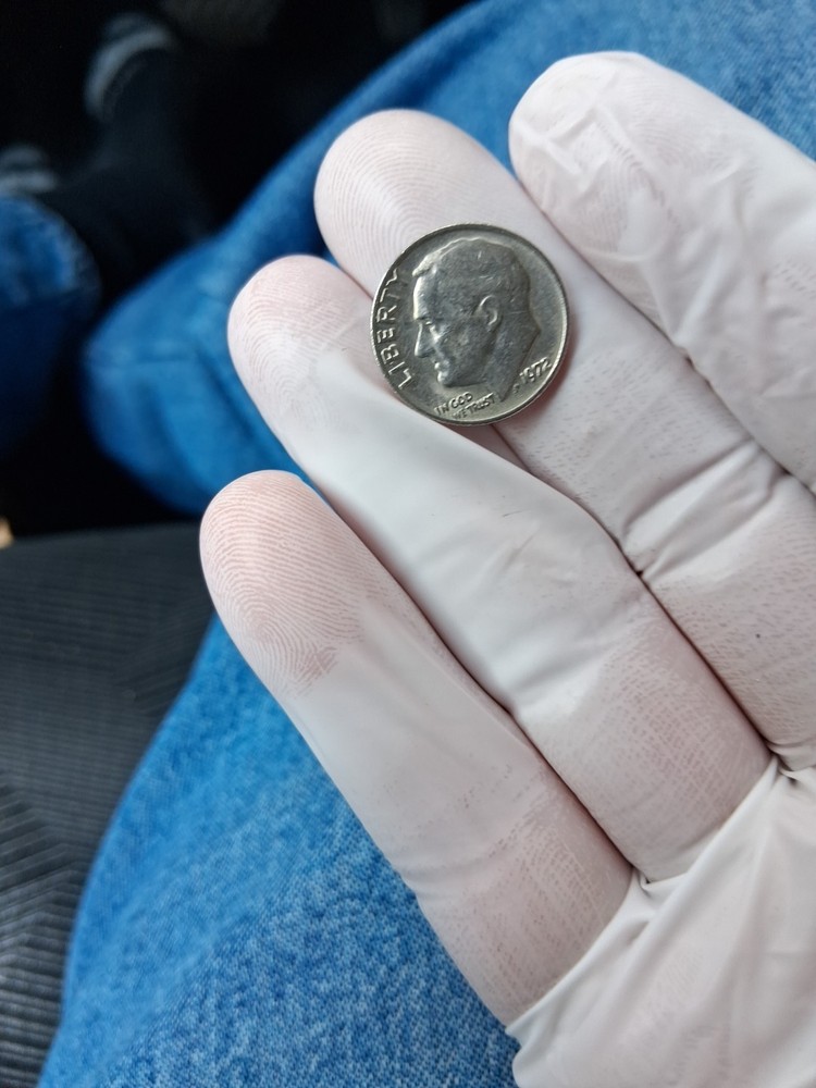 1972 Roosevelt Dime No Mint Mark Excellent Condition, Circulated