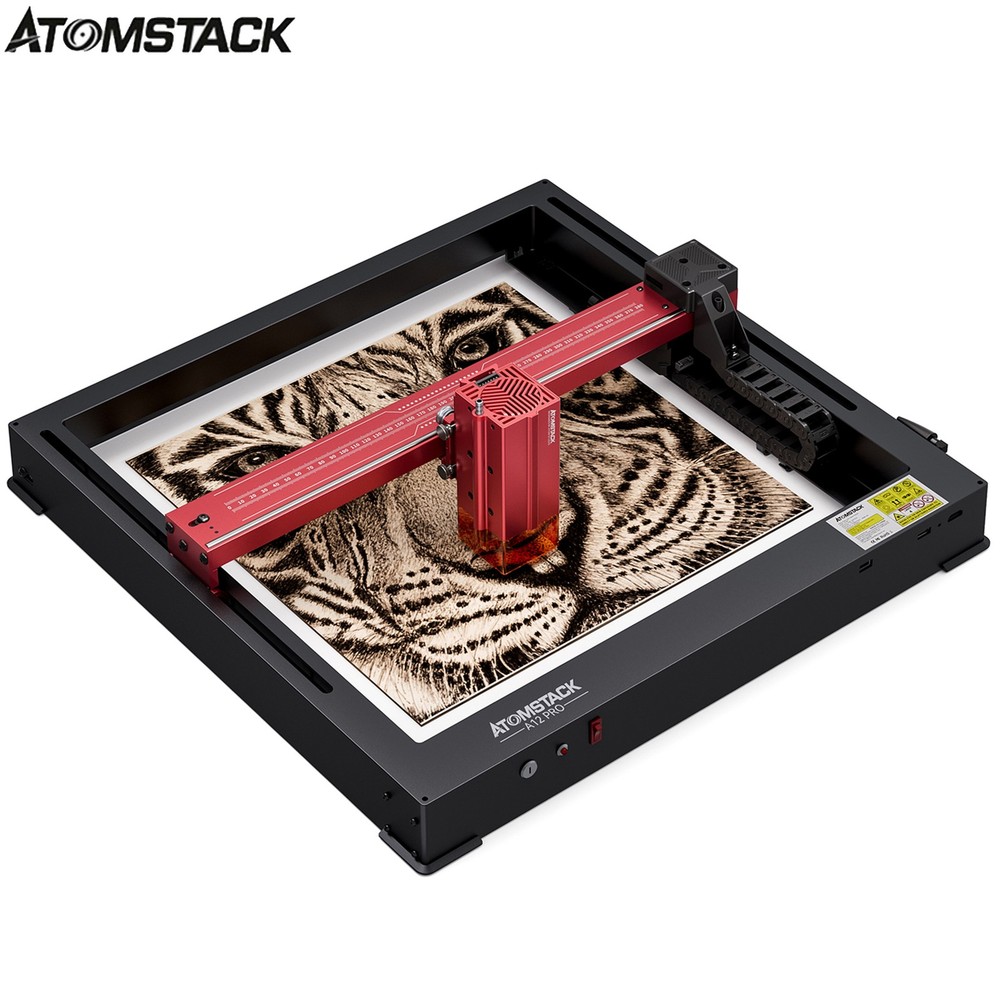 Refurbished ATOMSTACK A12 PRO 12W CNC Laser Engraver Installation Free GDTS