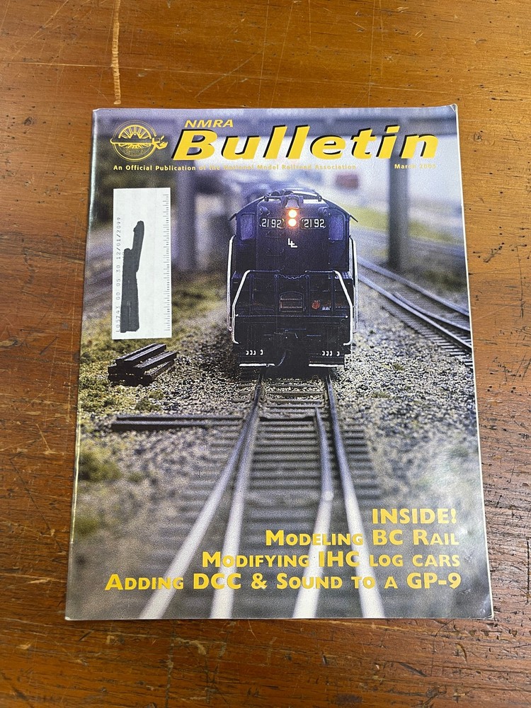 NMRA Bulletin ~ March 2003 ~ Modeling BC Rail ~ Adding DCC & Sound to a GP-9