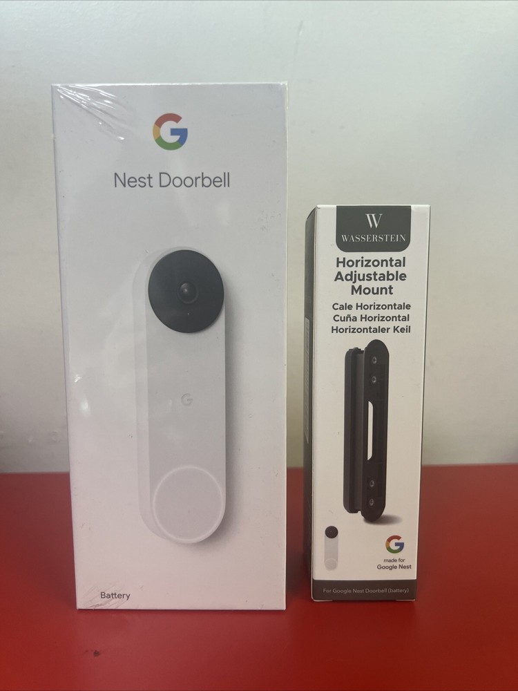 Google Nest Camera Battery Doorbell with BONUS Adjustable Mount