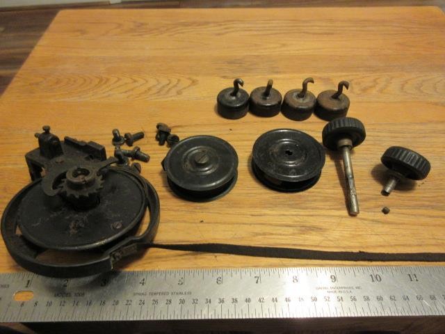 Vintage Remington Standard 10 Typewriter Platen Knobs Spools Feet Draw Spring