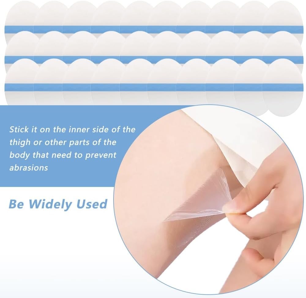 Transparent Disposable Chafing Relief Stickers - 40 Pcs for Ultimate Comfort