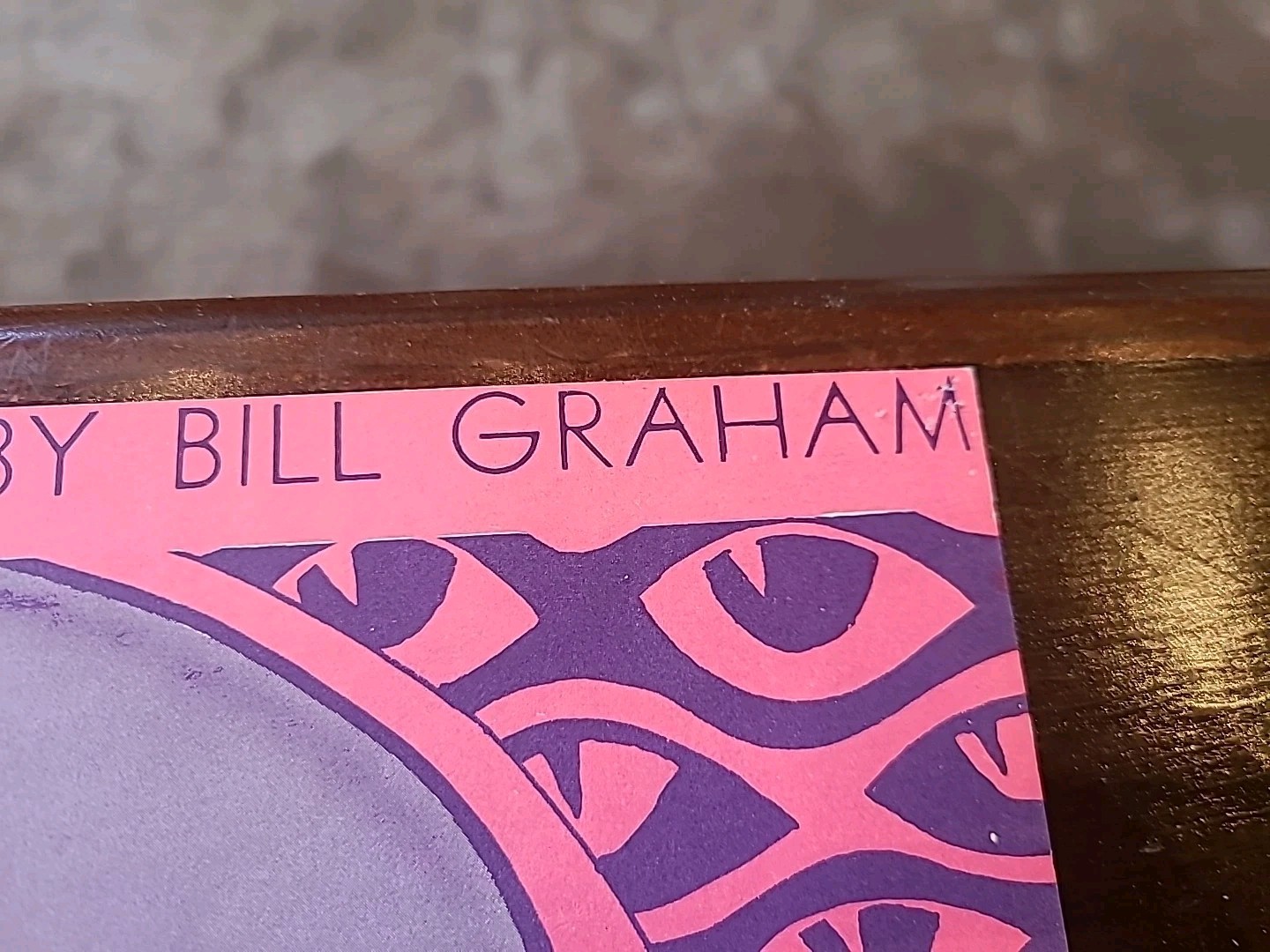 Bill Graham BG #44 Poster Fillmore Auditorium Doors 1st Print 1967 Wes Wilson