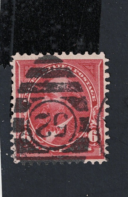 US Scott #282 Garfield 6 Cent Lake Used