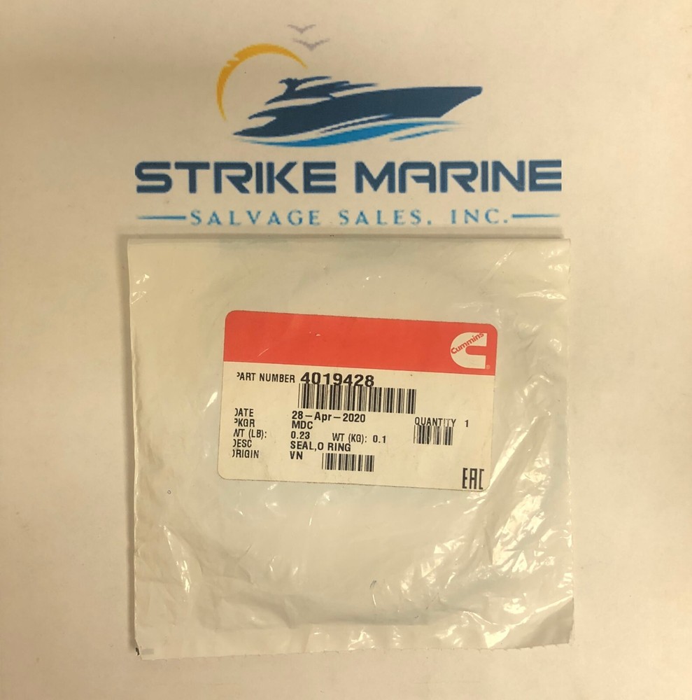 Cummins 4019428, O Ring Seal