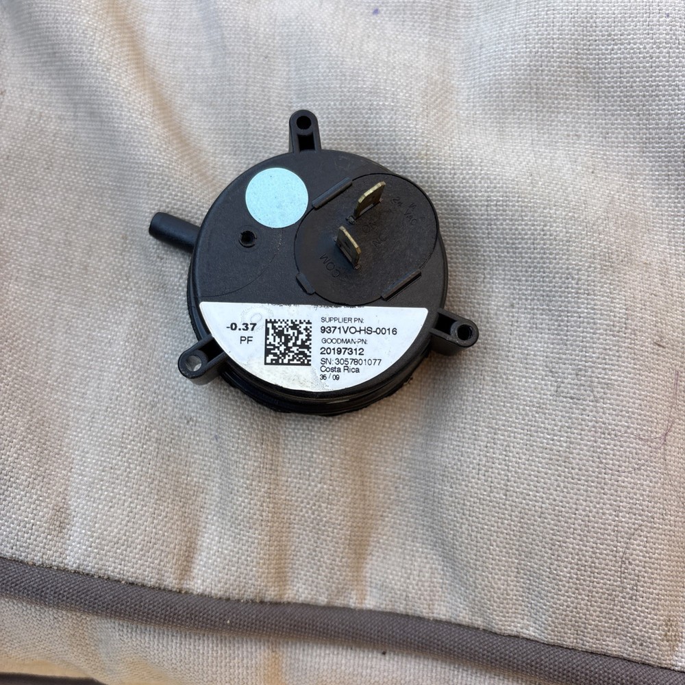 Goodman Air Pressure Switch 20197312