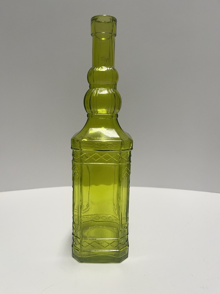 2 Craft Bottles Blue And Green