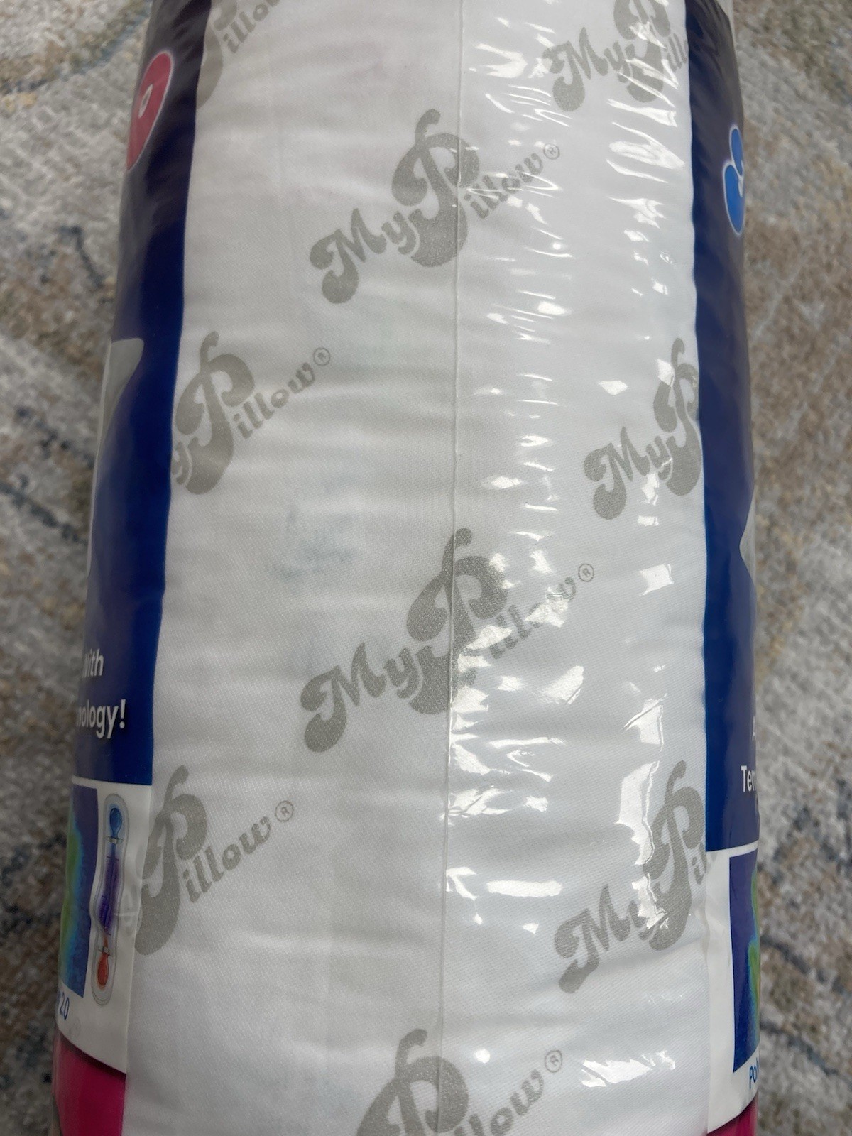 My Pillow Giza S/Q 100% Egyptian Cotton Pillow New In Packaging 6 Available
