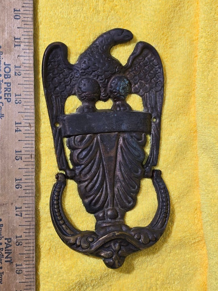Vintage Cast Iron Eagle Door Knocker