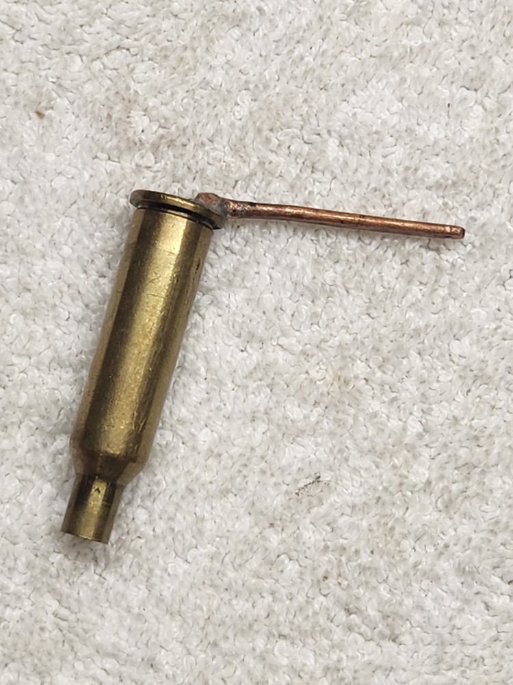 Tool — Repurposed Brass Case w/ Copper Handle — Primer/Bench AcceTool?