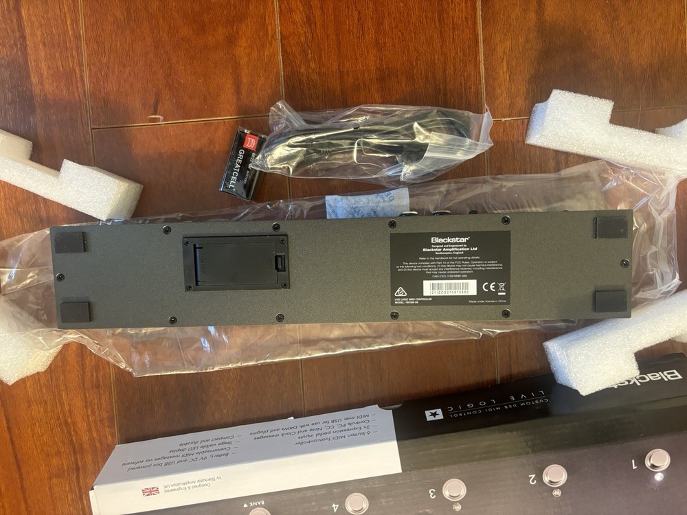 Blackstar Live Logic 6 Button Midi Foot Controller