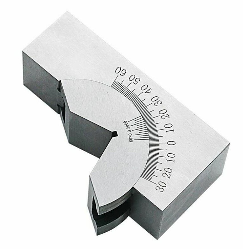 Angle Gauge Toolmaker Precision Micro Adjustable V Block Milling Setup Machine