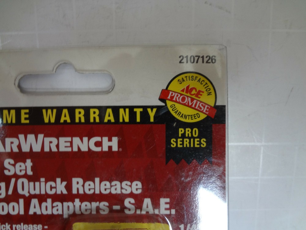 Ace 3 Pc. Locking Quick Release Drive Tool Adapter Set (2107126)