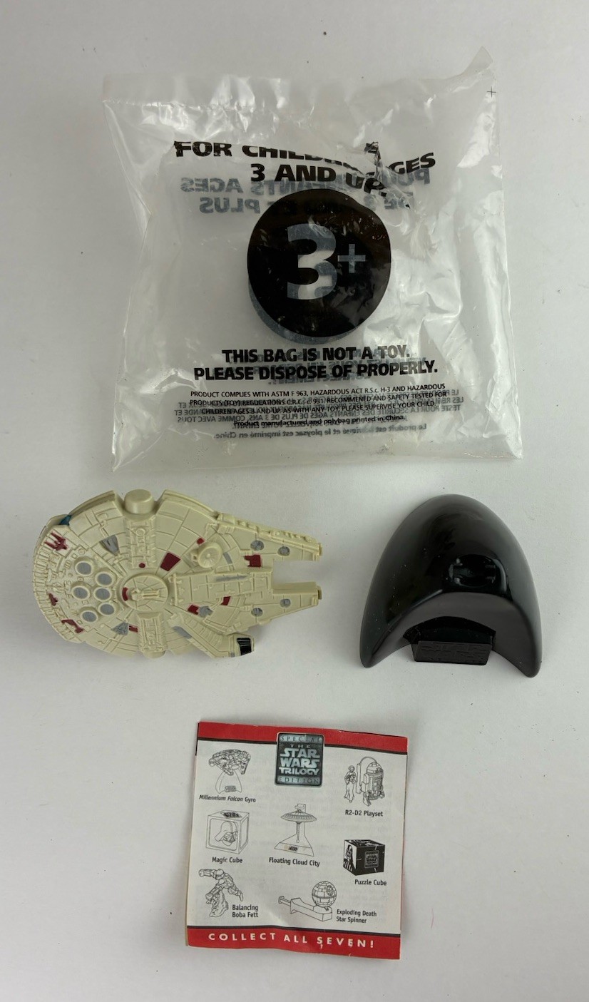 Star Wars Trilogy Taco Bell Toys 1996 Yoda Cup Topper Pizza Hut Episode 1