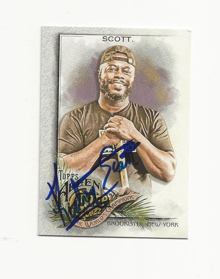 RODNEY    SCOTT           AUTOGRAPHED    CARD