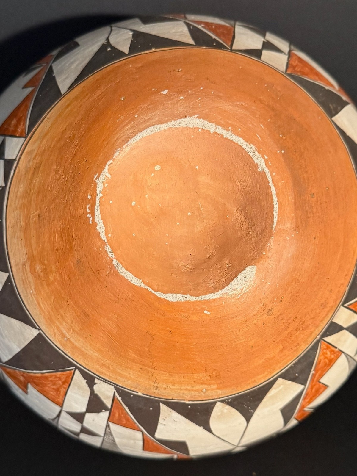 LARGE ACOMA POLYCHROME POTTERY OLLA,BEAUTIFUL PAINT DECORATION,C1900, EXCELLENT!
