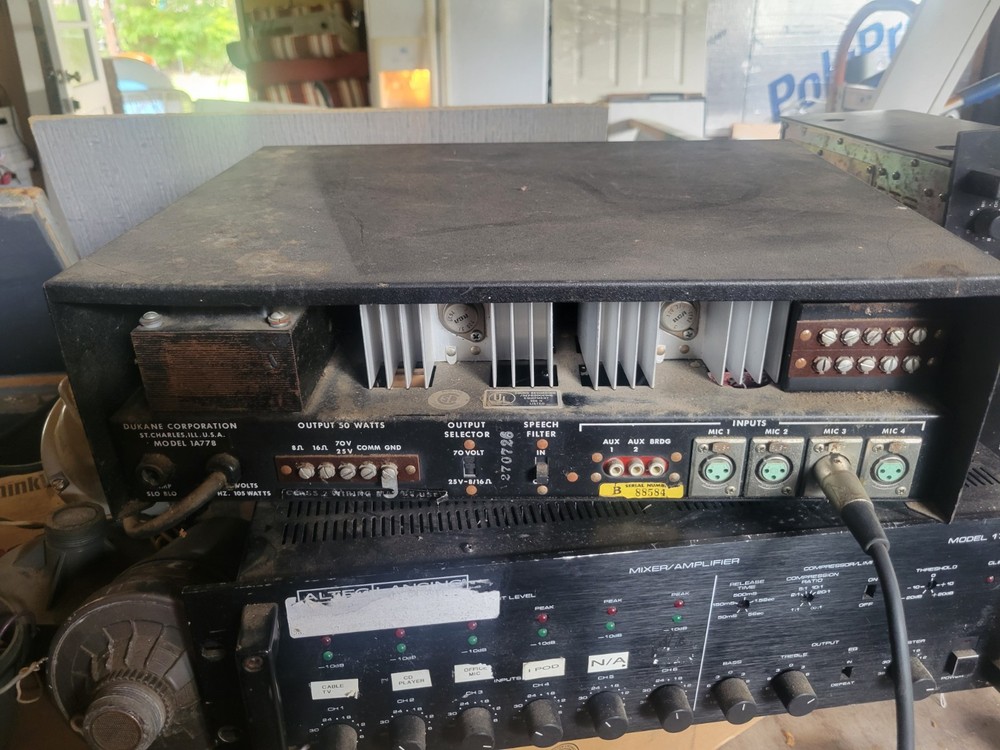 Dukane Solid State 50 Watt Amplifier 1A778 for repair