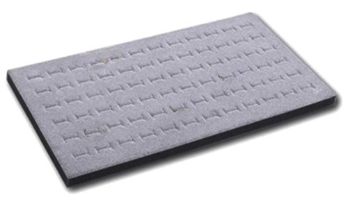 Solid Top Lid Wood Grey Cufflinks Display Organizer Storage Boxes Case