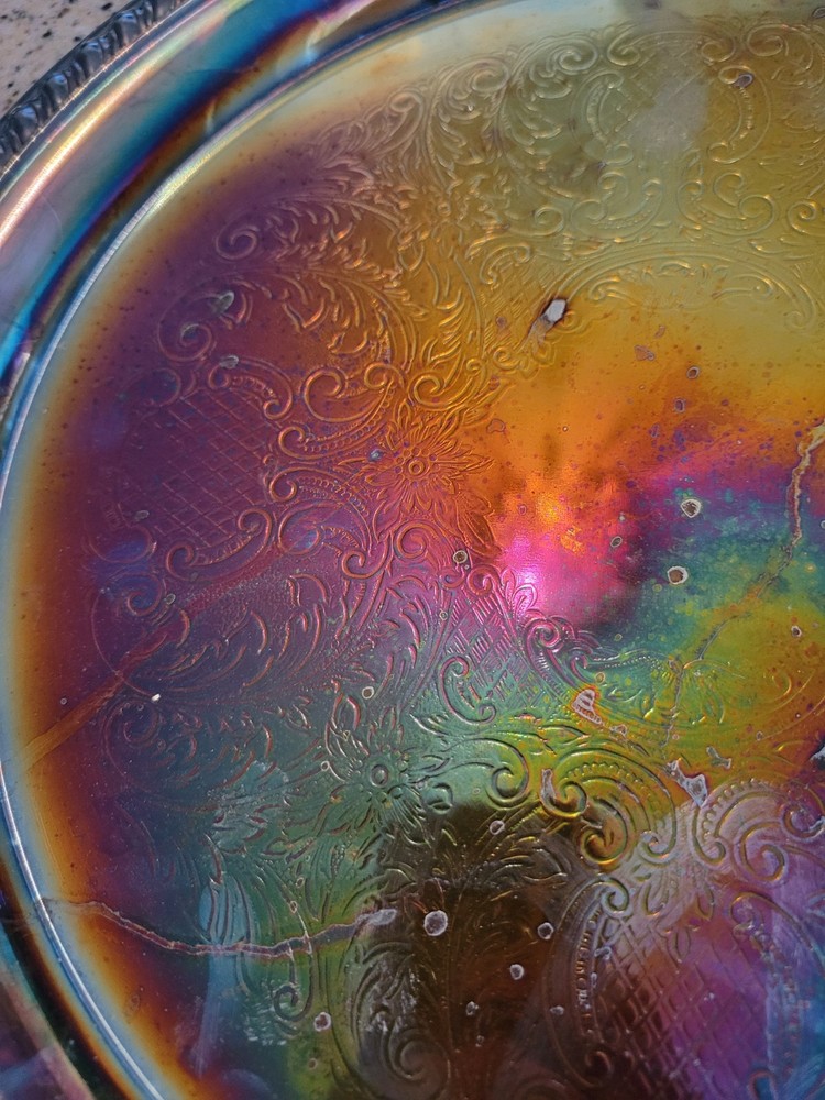 Leonard Silverplate Antique Ornate Plate