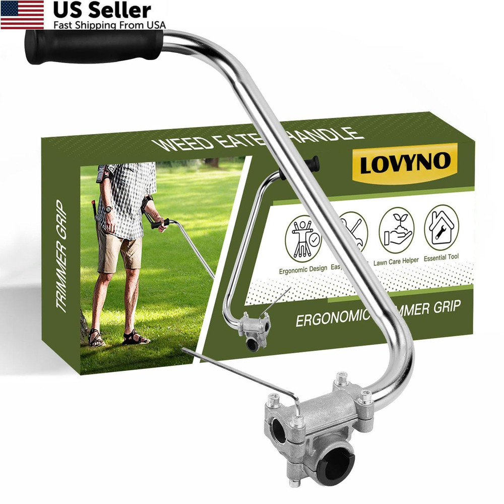 Weed Eater Handle, Grip Trimmer Handle Ergonomic Silver