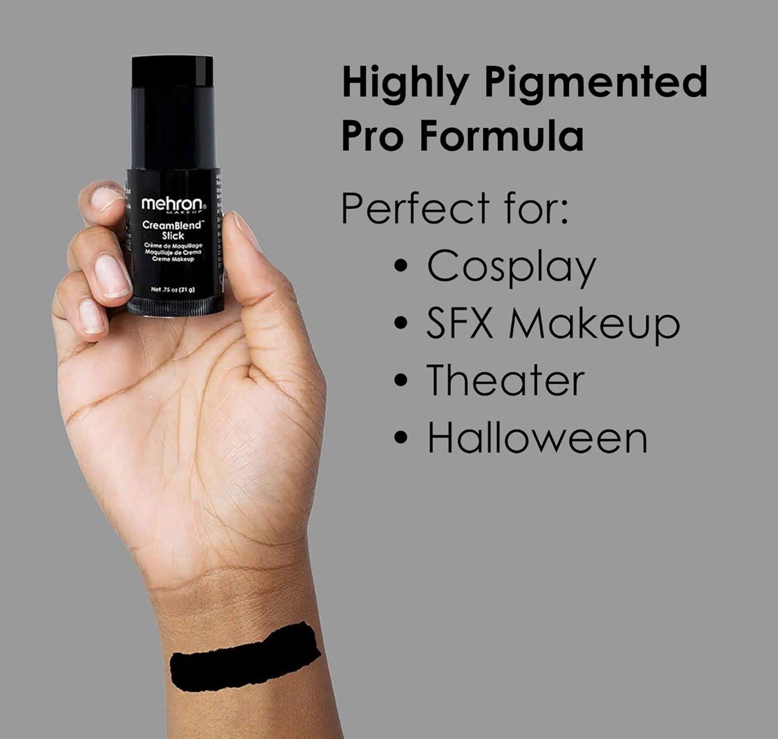 MEHRON CREAMBLEND MAKEUP STICK THEATRICAL STAGE CREAM BLEND FACE BODY PAINT