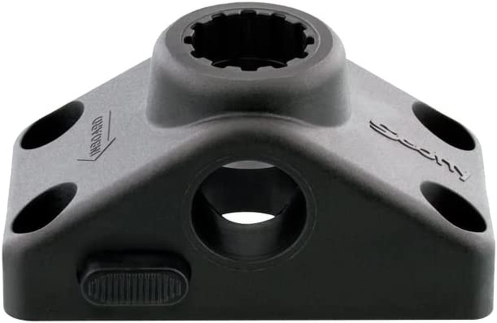 #241L-BK Locking Side Deck Mounting Bracket, Black, Small