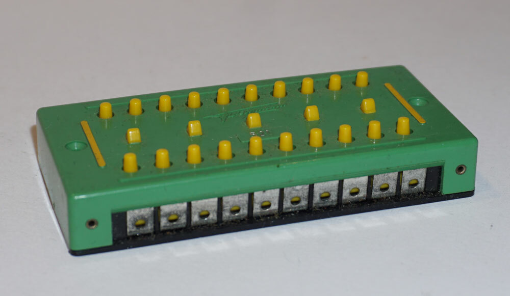 Fleischmann terminal plate for cable extension, for 10 connections