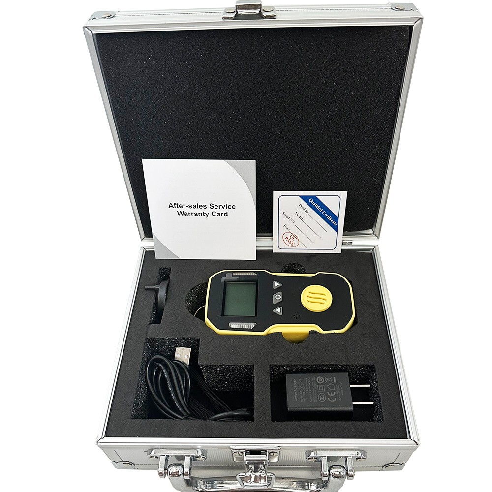 H2 Detector Portable Hydrogen Detector Mointor Range 0-1000ppm Resolution 1ppm