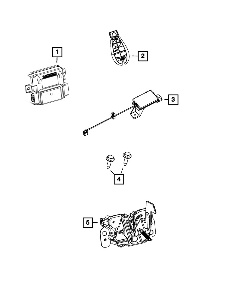 Genuine Mopar Hub Receiver 56046812AJ