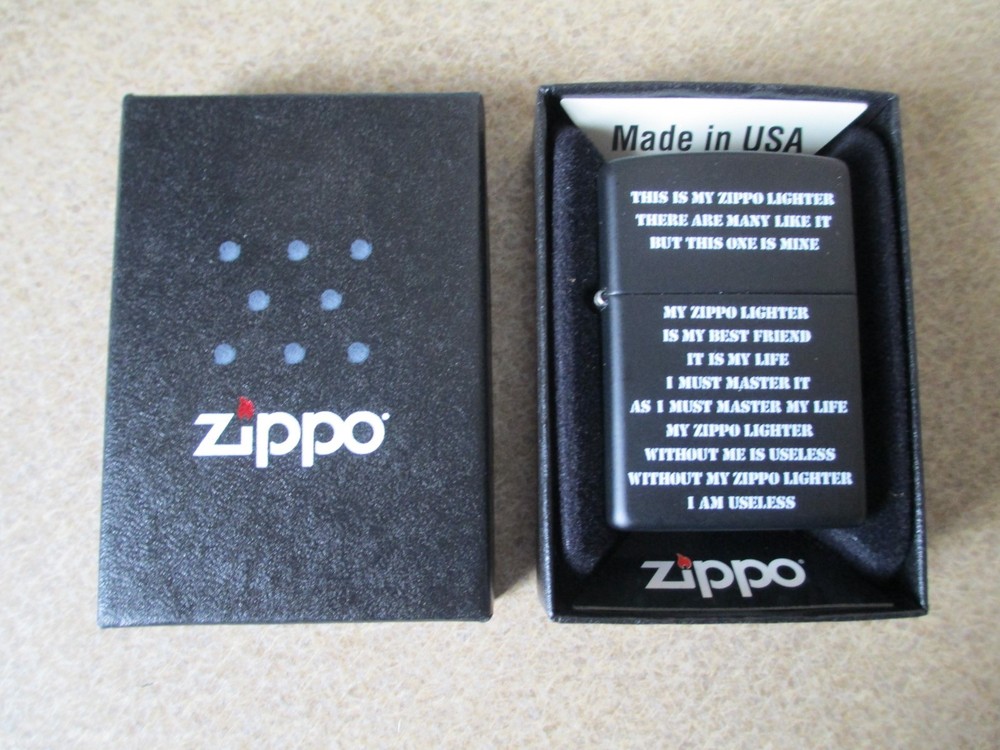 Zippo "The Creed" Lighter
