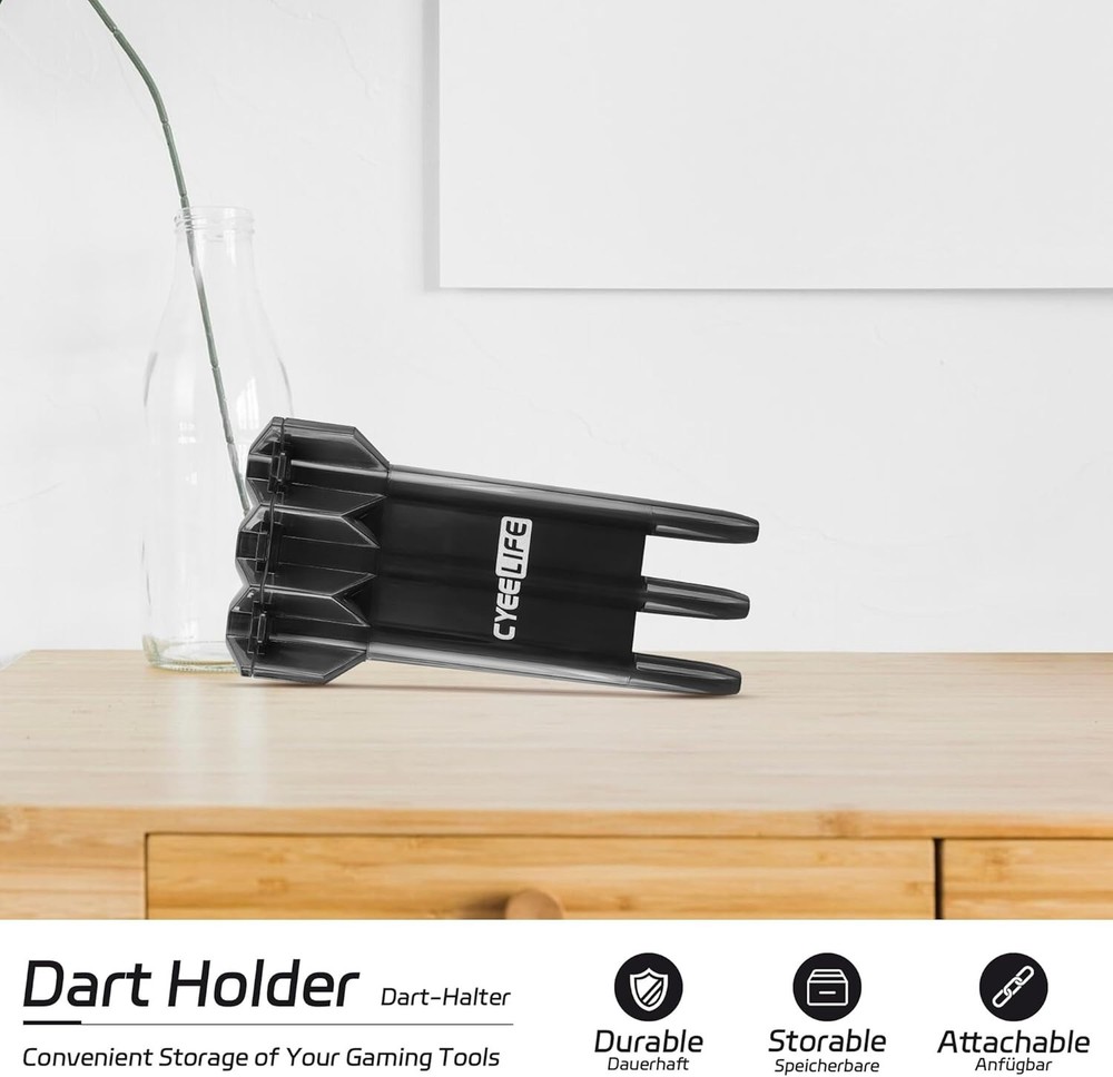 Durable Dart Case for 3 Darts - Portable and Scratch-Resistant, Key-Lock Design