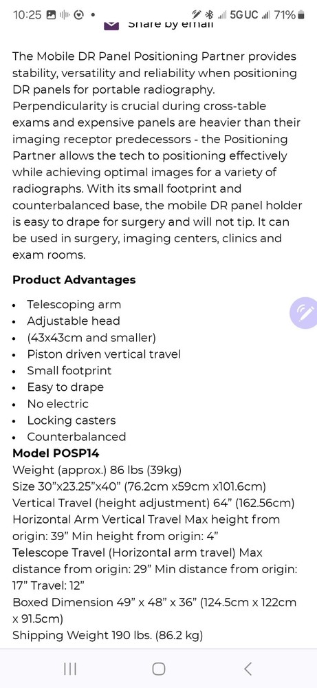 urent care xra digital portable machine wireless