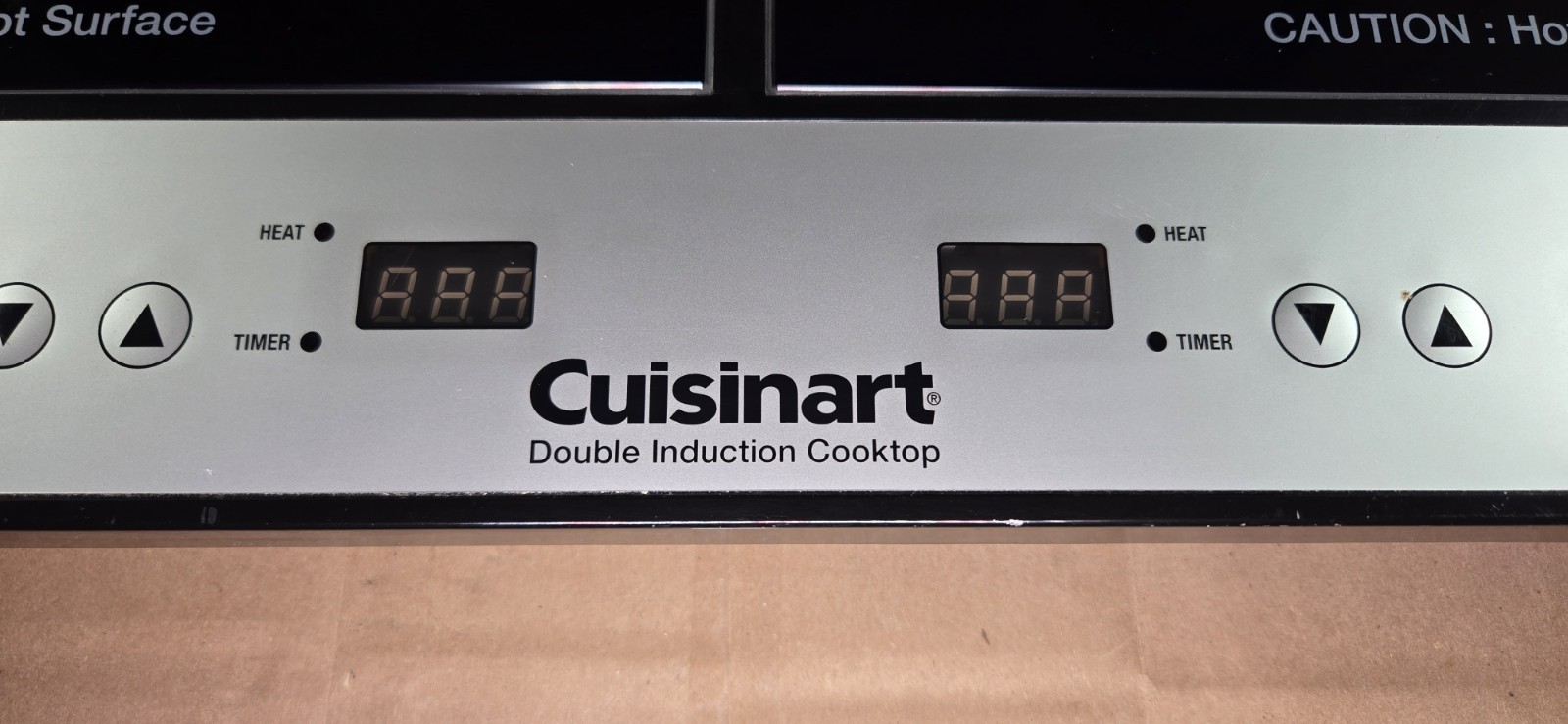 Cuisinart Double Induction Cooktop Countertop Burner ICT-60 1800W *WORKS GOOD!*