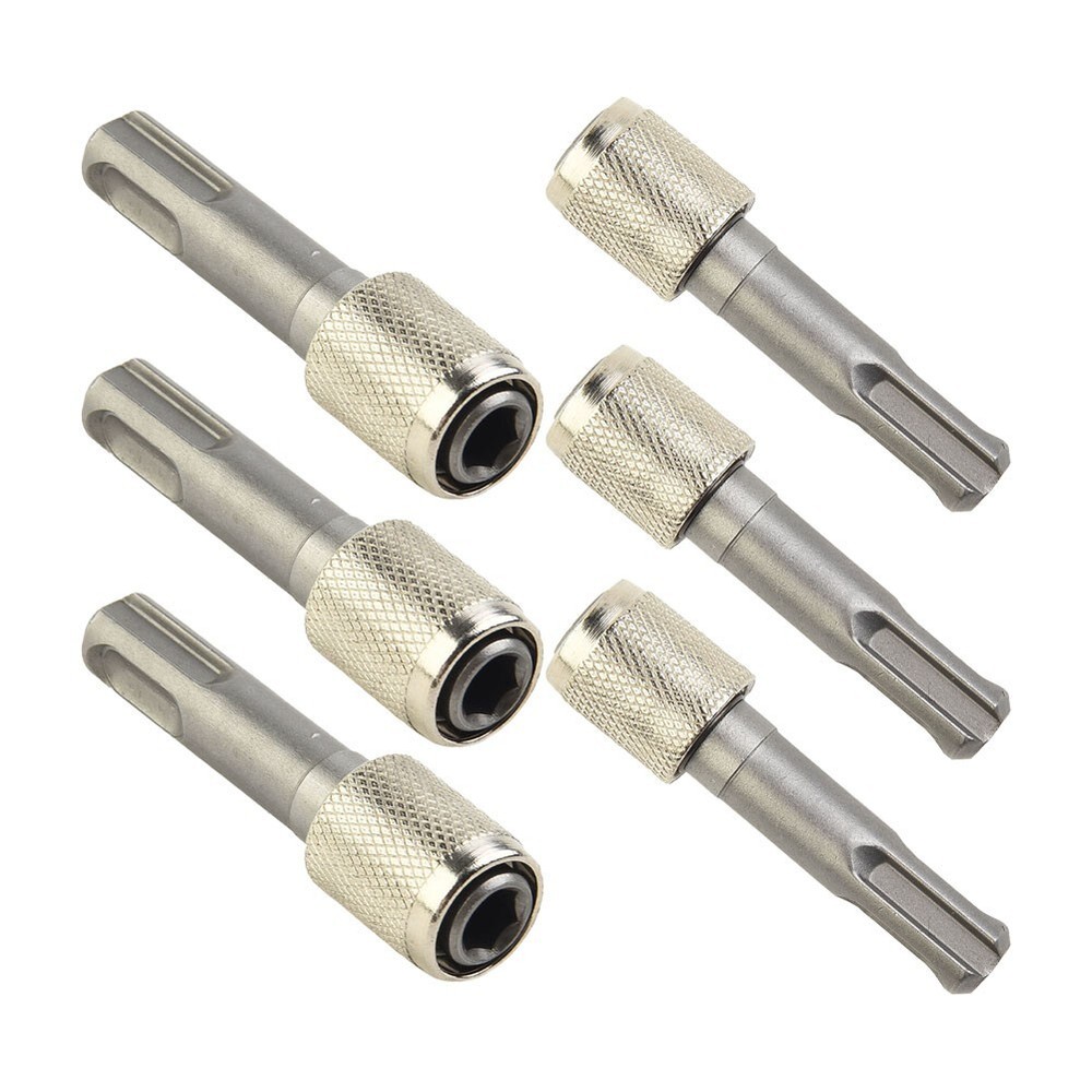 Metal Socket Adapter Pack 6PCS for SDS to Hex Shank Tool Compatibility
