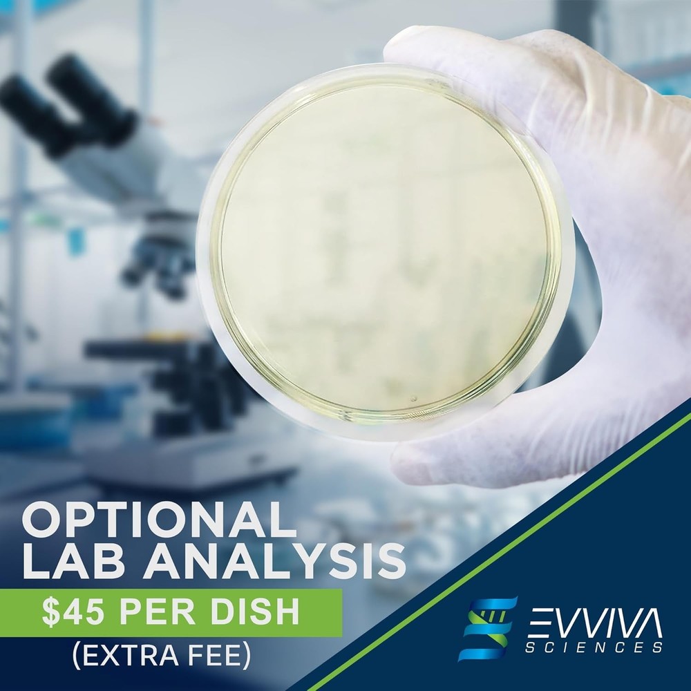 Evviva Sciences Mold Test Kit for Home - 5 Simple Detection Tests w/Optional...