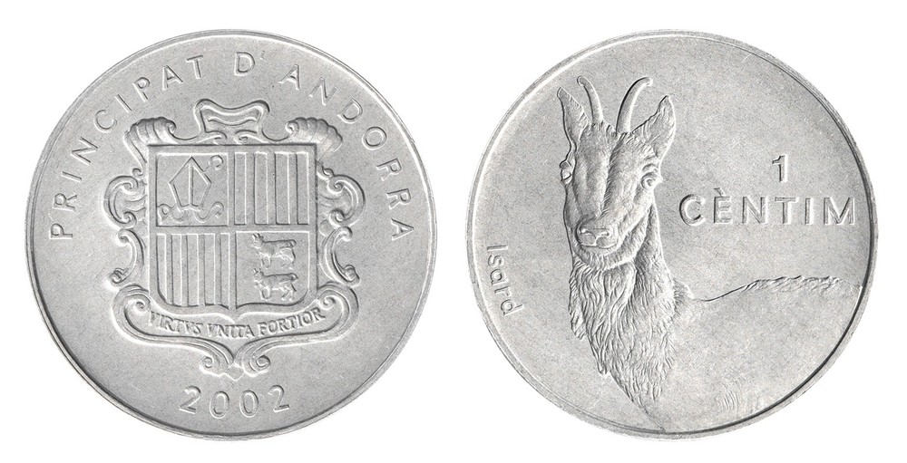 Andorra 1 Centim, 2002, KM #177, Mint, Commemorative
