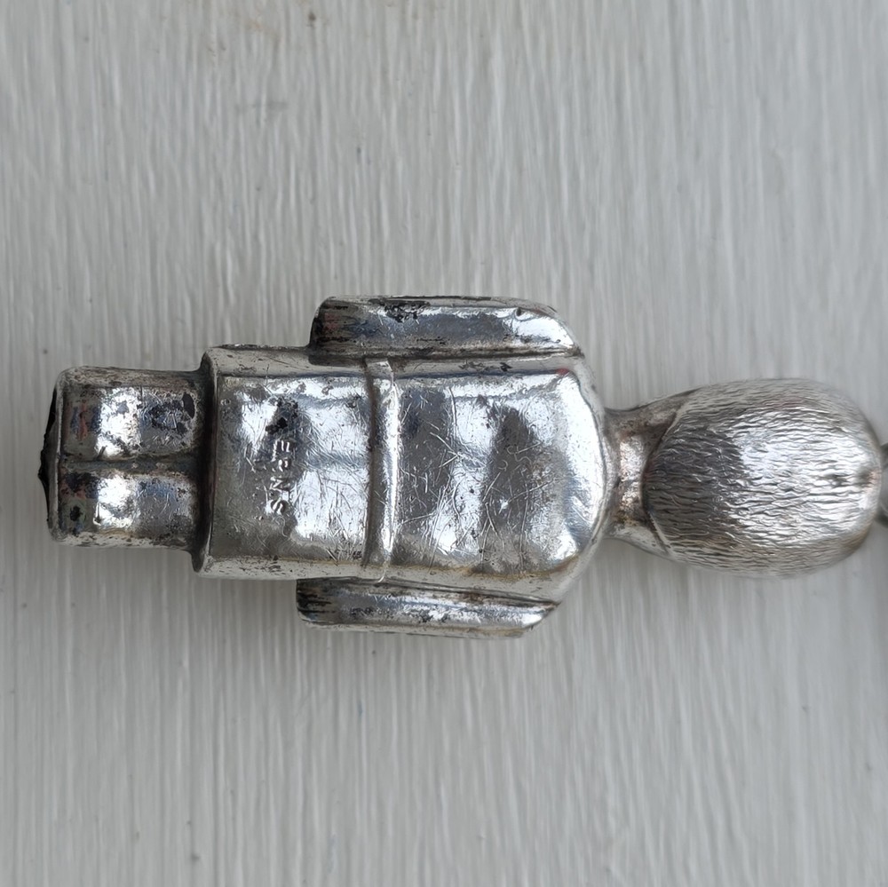 Antique EPNS Soldier Teething ring/ rattle