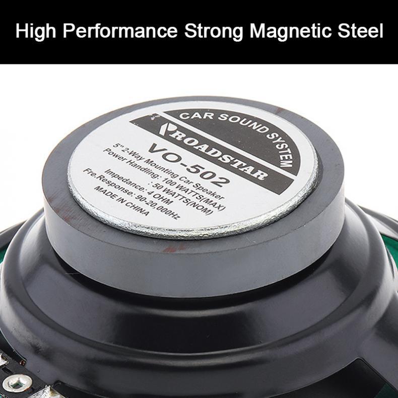 5” 2-Way Speaker (1 pack) 100W Max, Replacement Coaxial, High-Efficiency Speaker