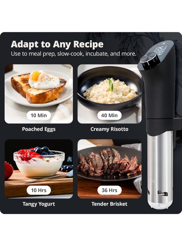 Greater Goods Kitchen Sous Vide Machine - Precision Cooker, Immersion. READ!!