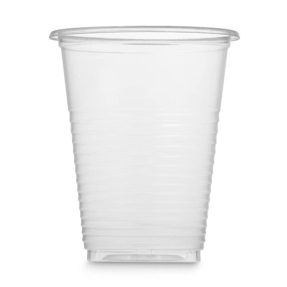 Munfix 500 Pack 7 Oz Clear Plastic Cups, Disposable Drinking 7 Oz,
