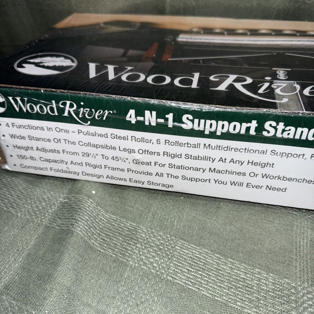 WOODRIVER Single Roller Work Support Stand