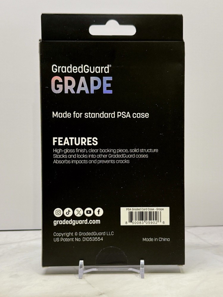 GradedGuard PSA Graded Case Guard Protector Grape Limited Edition IN HAND