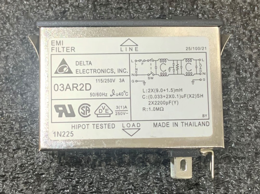 Delta Electronics EMI Filter 03AR2D