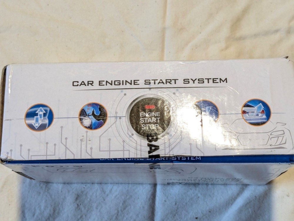 Banvie Car Remote Start System w/Keyless Entry & Push-Button Start NWB