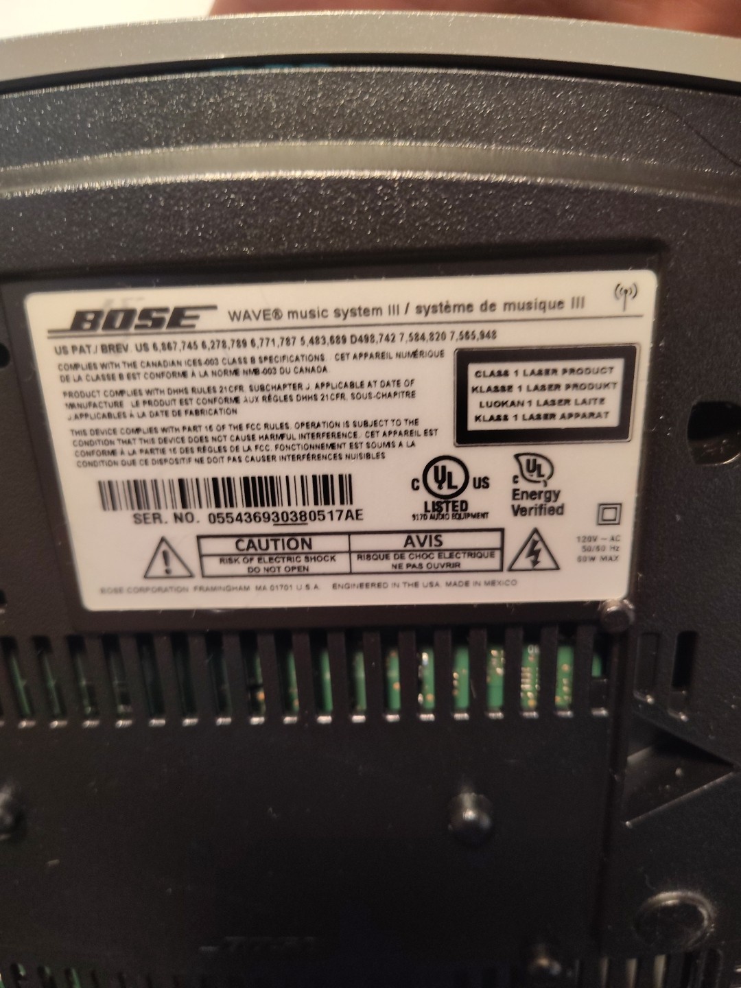 Bose Wave Music System III, Graphite Gray - 343178-1110 Spotless