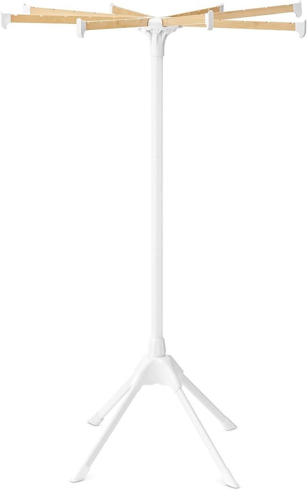 Stylish White Air Drying Rack - Durable, Lightweight & Energy Efficient