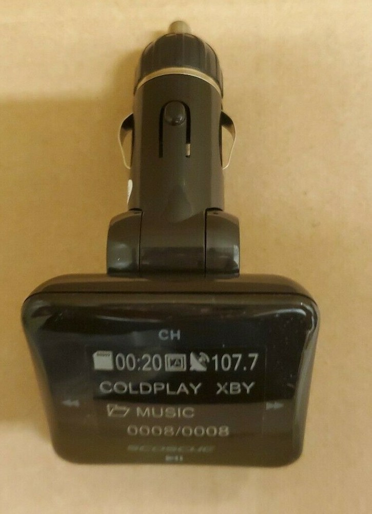 Two (2)  Scosche Universal Digital FM Frequencies Transmitter w/ SD Card Reader