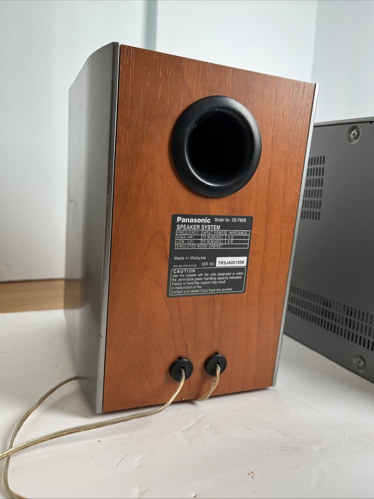 Panasonic SA-PM28 5-CD Changer Stereo System READ* - SEE VIDEO