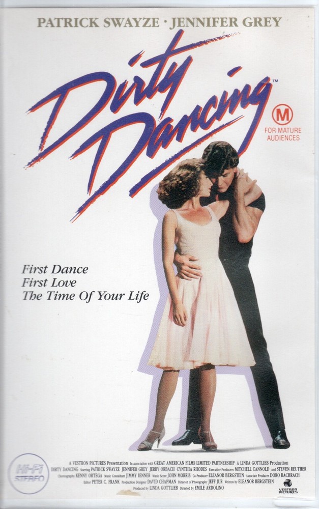 Dirty Dancing, Patrick Swayze - VHS Tape
