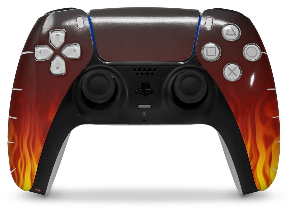 Skin Sony PS5 Controller Fire on Black